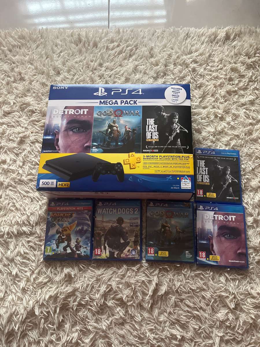 PS4 with 5 games