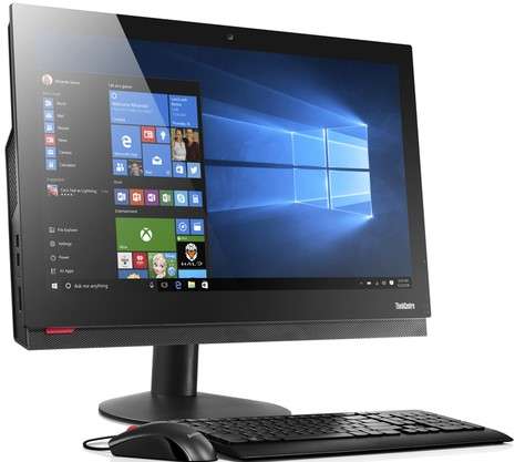 Lenovo i5 7500 AIO, 24" Pcs, 512gb SSD, 16gb DDR4 ram, R3 890