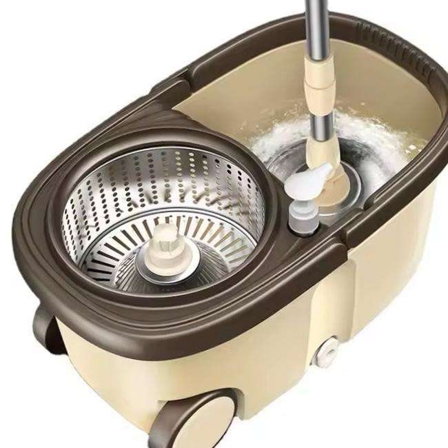 Spin Mop And Bucket Set With Wheels