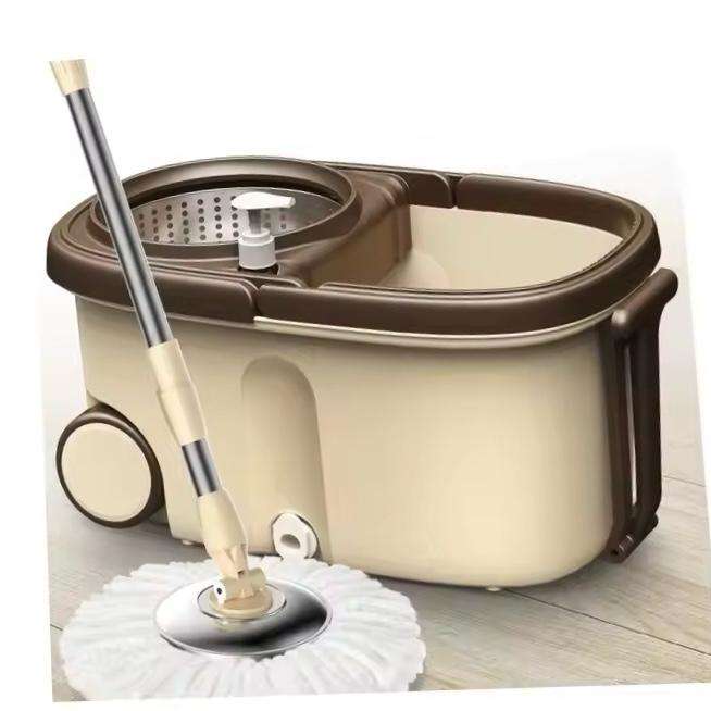 Spin Mop And Bucket Set With Wheels