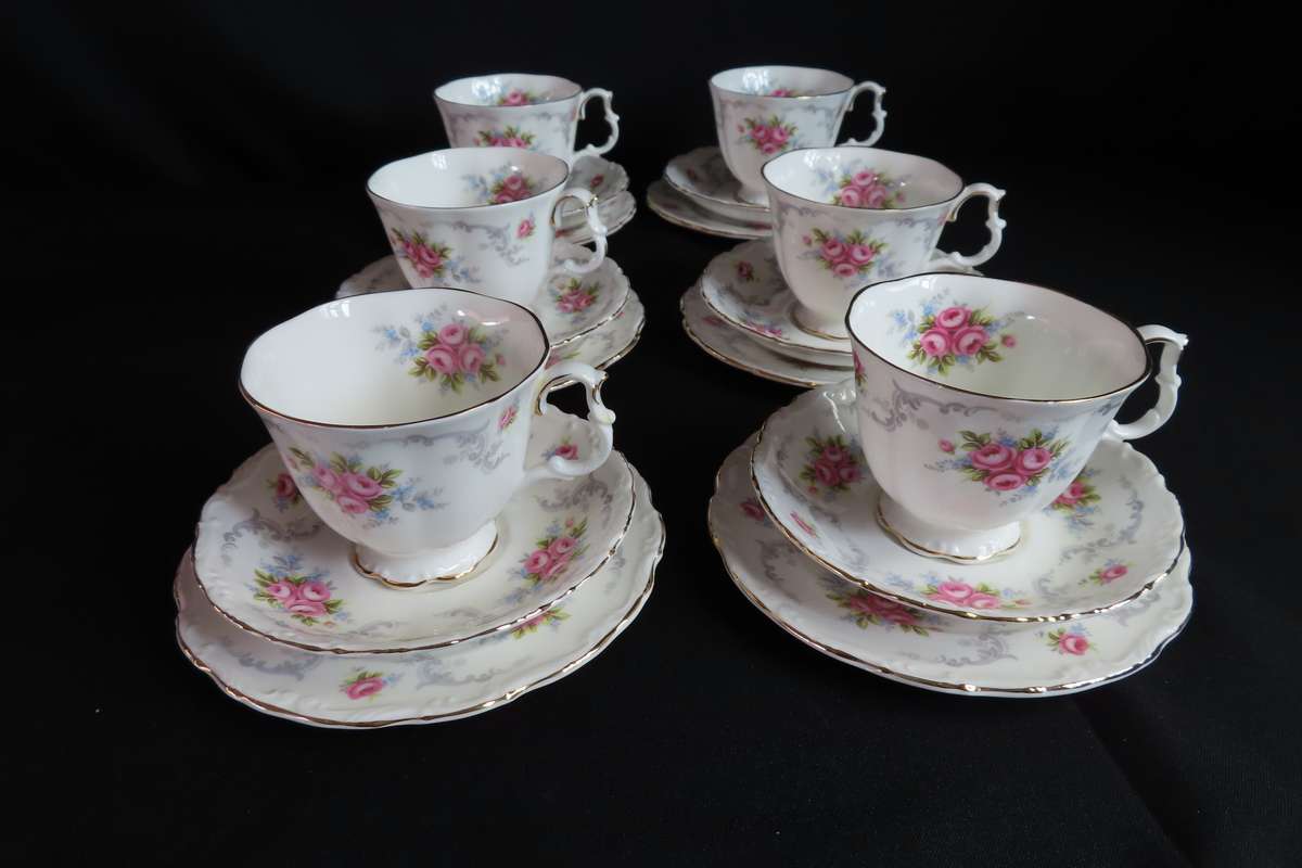 Royal Albert Tranquillity Tea Trio's x 6 (18 Piece).