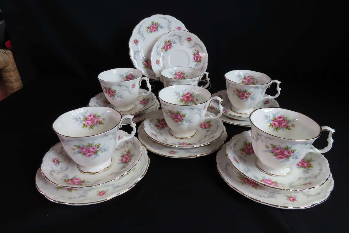 Royal Albert Tranquillity Tea Trio's x 6 (18 Piece).