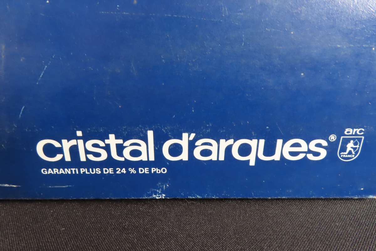 Crystal D'arques Boxed Whisky Glasses.