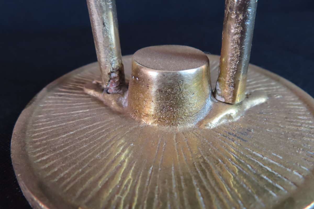 Brass Crane Ornament