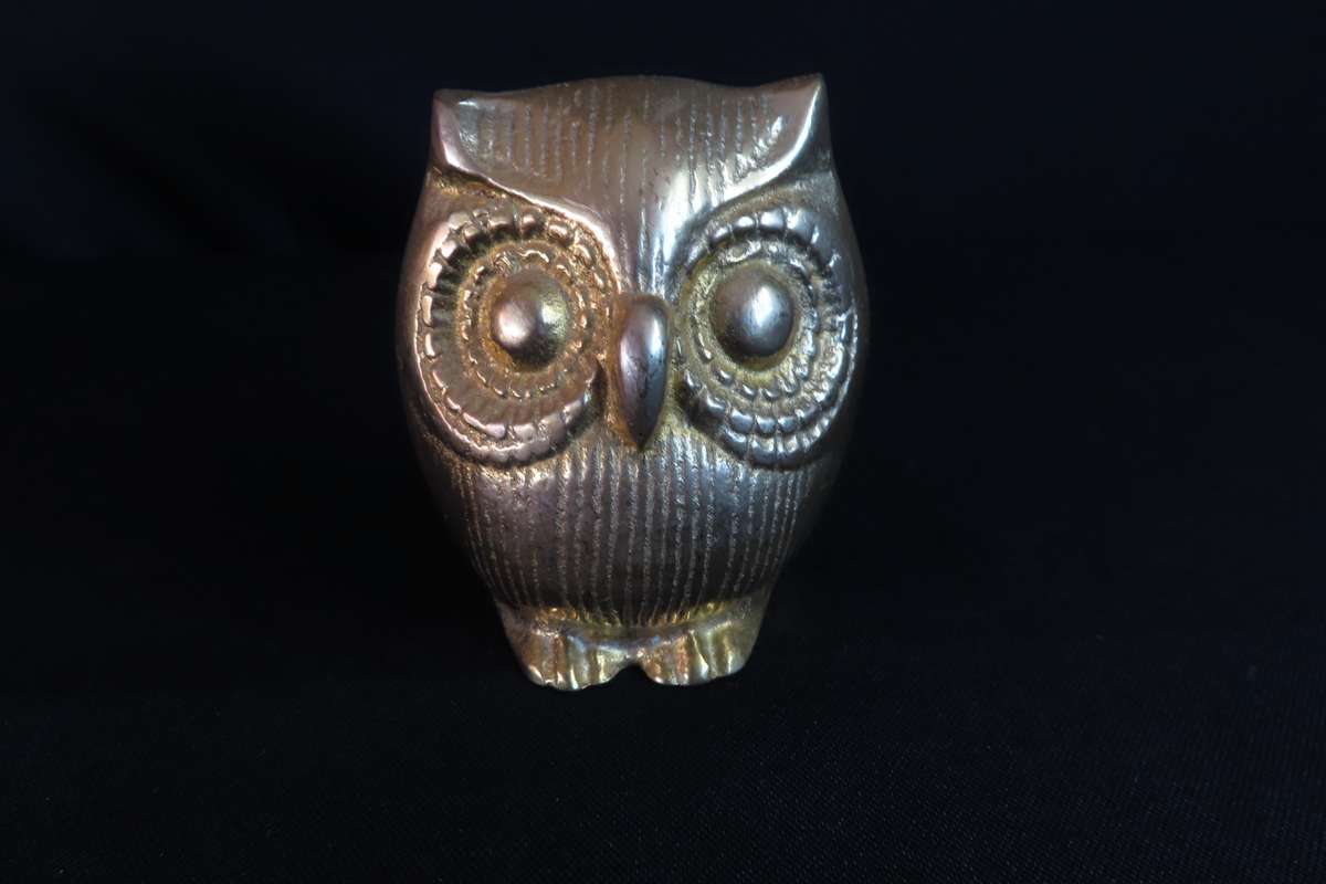 Brass Vintage Decorative Owl