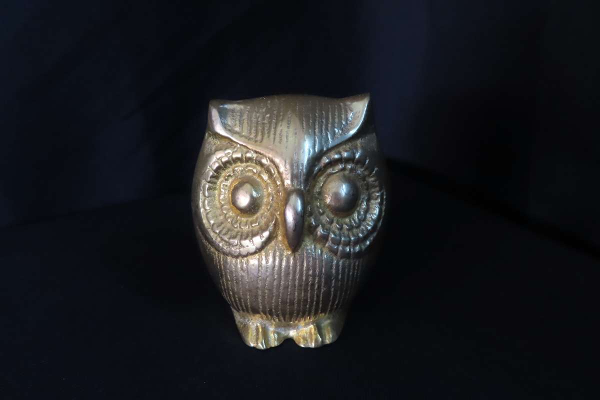 Brass Vintage Decorative Owl