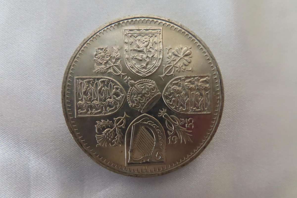 1953 Queen Elizabeth II Coronation Crown (Five Shilling)