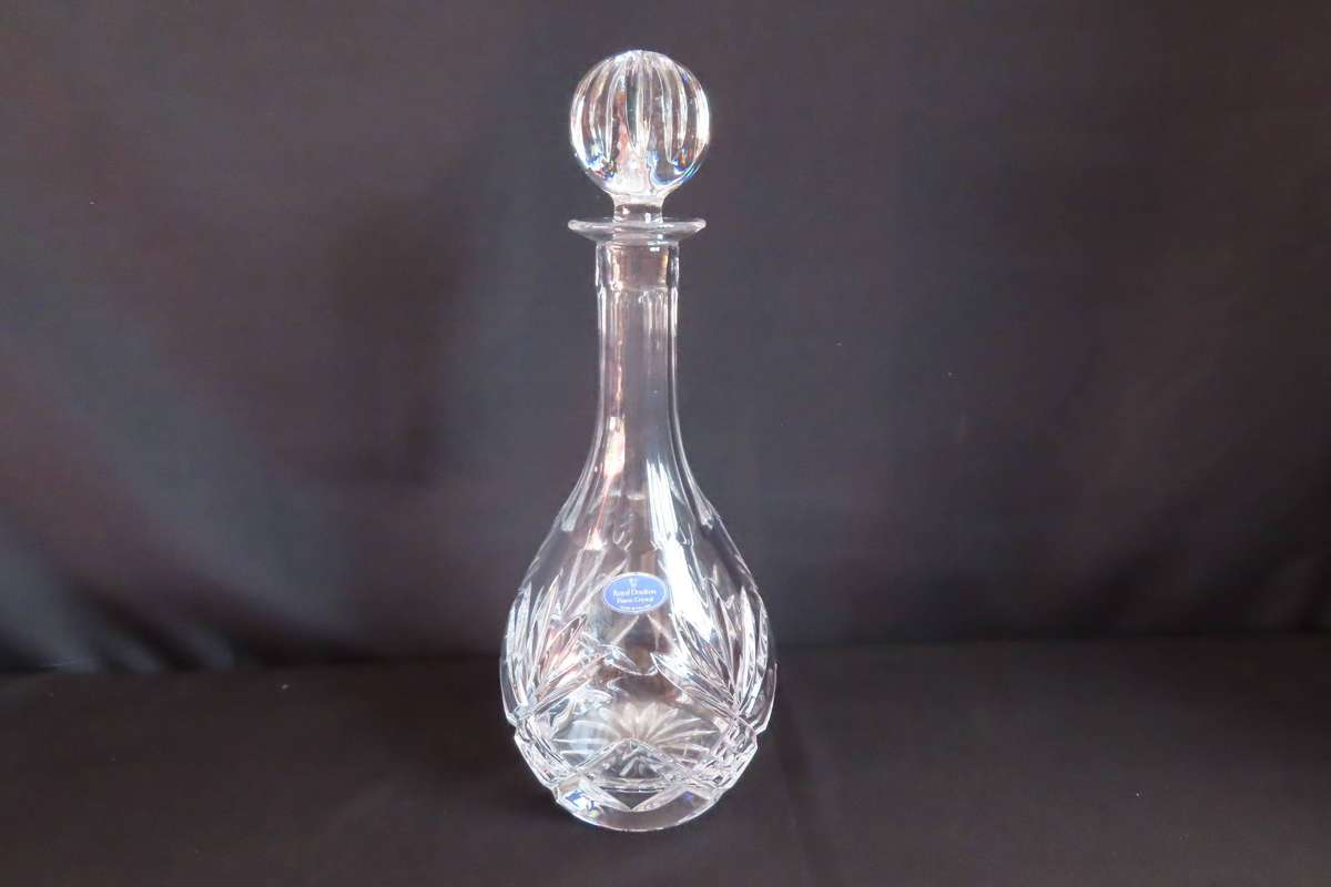 Royal Doulton Crystal Decanter.