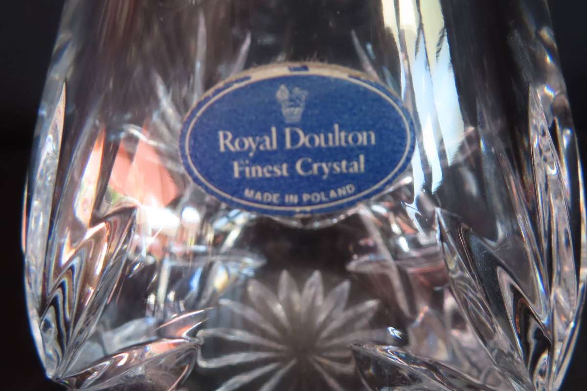 Royal Doulton Crystal Decanter.