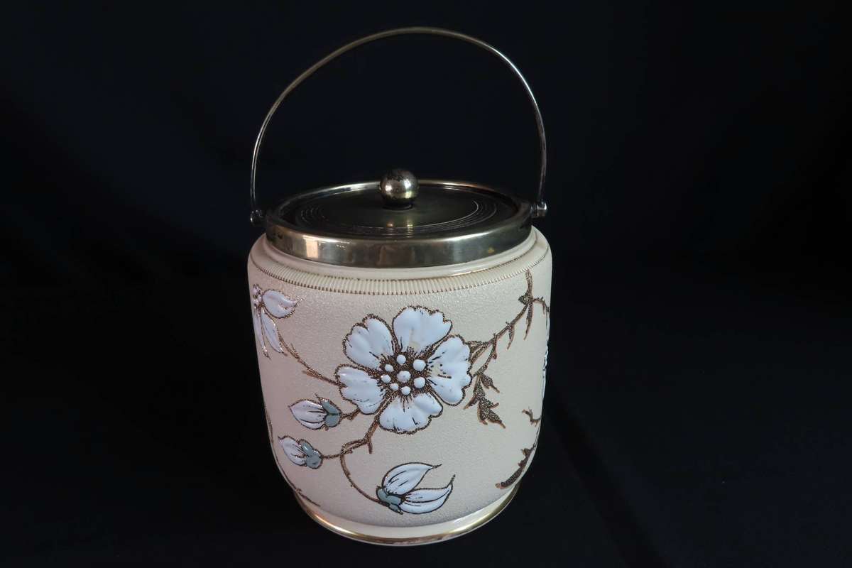 Antique Taylor Tunnicliffe Biscuit Barrel