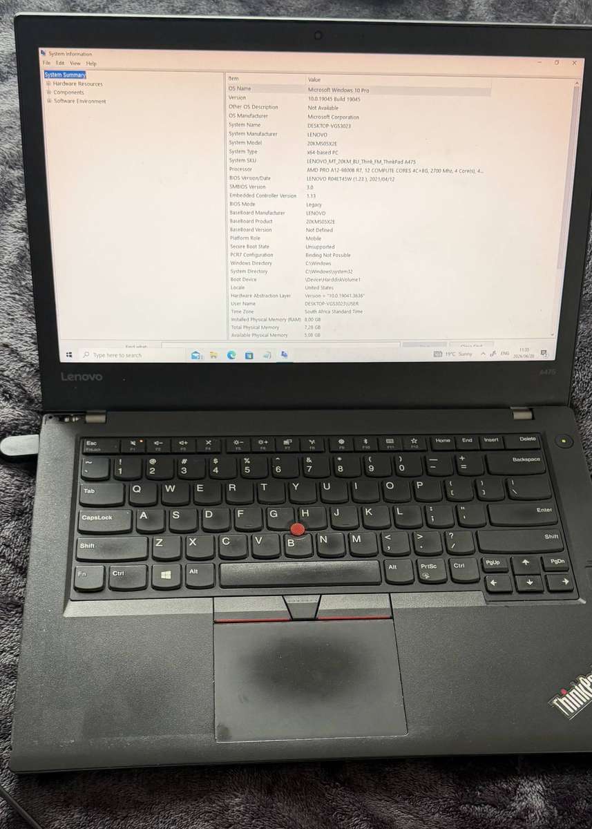 Lenovo ThinkPad A475 15.6