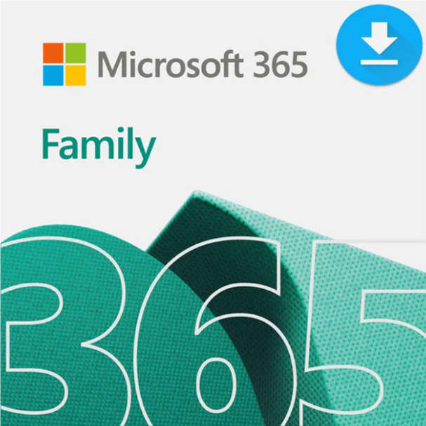 Microsoft 365 Family ESD_1YR Subcription 6 Users Word, Excel, PowerPoint, OneNote, Outlook
