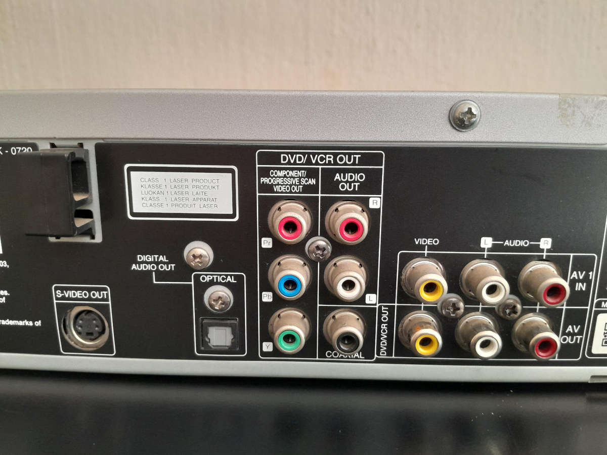 LG DVD and VHS Player