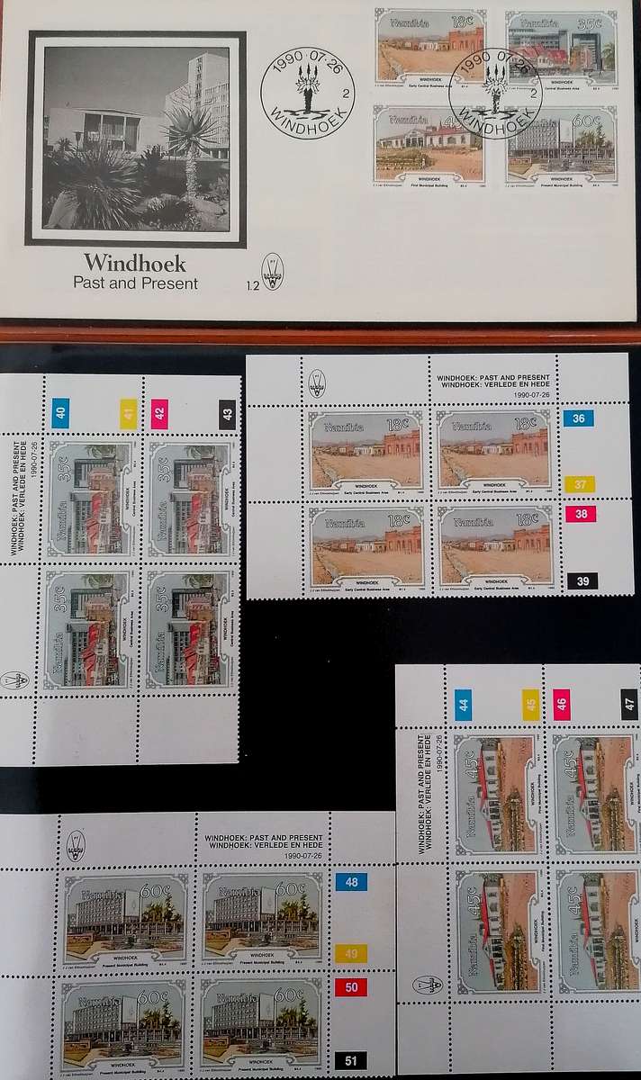 NAMIBIA 1.2 FDC + Control Blocks(4)