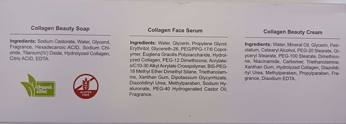 Collagen facial set