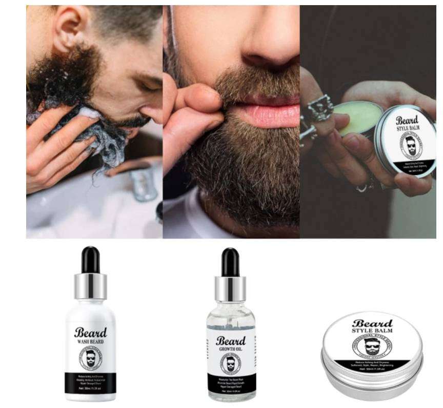 Men's Beard Grooming Kit... 3 Piece