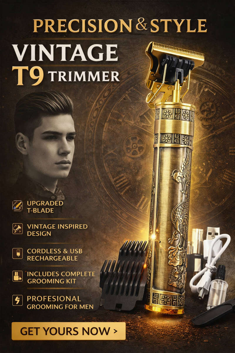Vintage T9 Professional Hair & Beard Trimmer