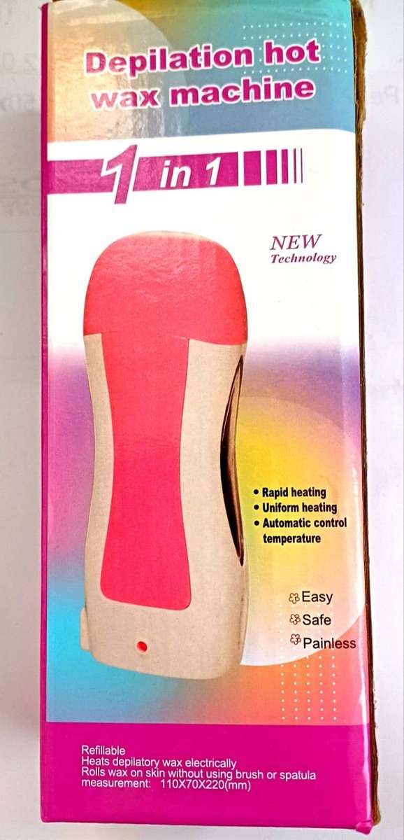 Depilation Hot Wax Machine + 3 scented roller wax Combo