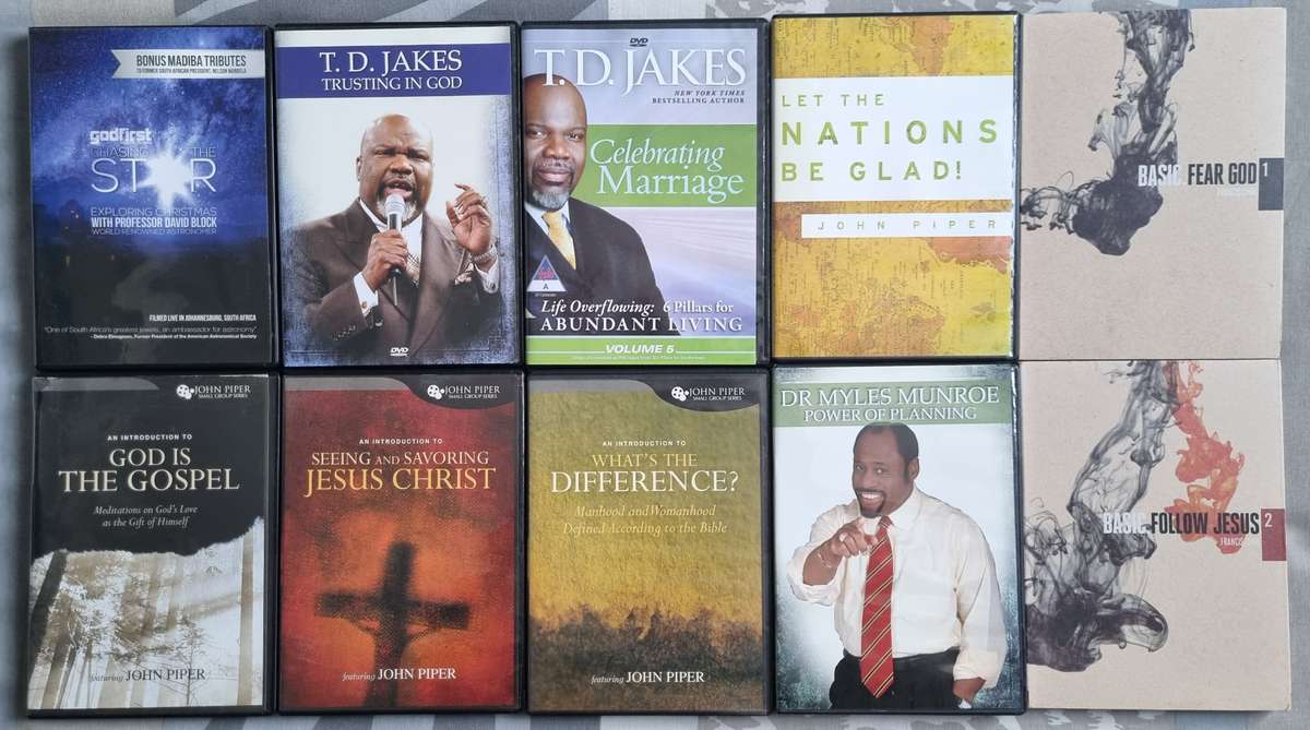 Religious DVD Combo Over 50 DVD's