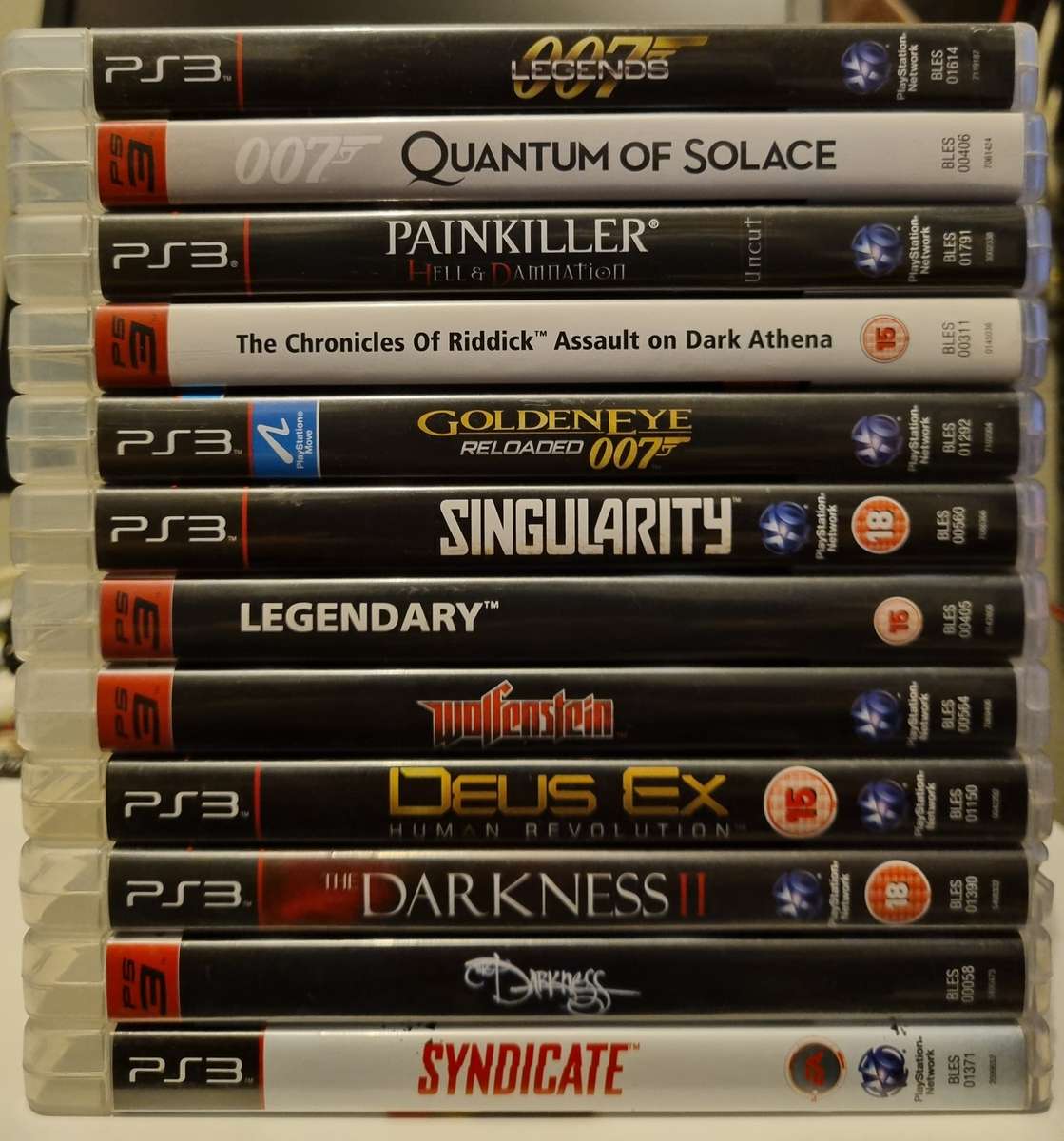 FPS Bundle PS3 Games (12 Games)