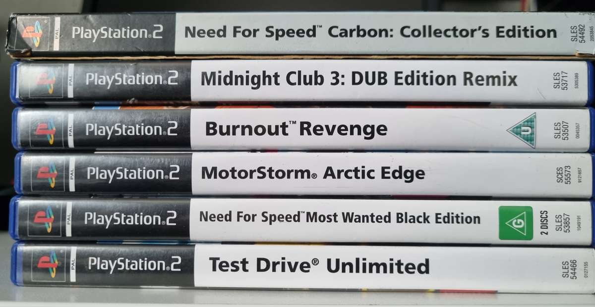 Ps2 Car Racing Games Bundle (6 Games)