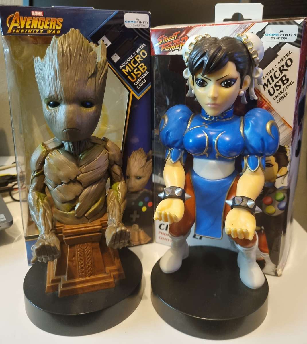 Chun Li phone & Groot controller holder