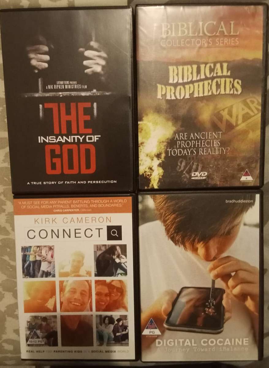 Religious DVD Combo Over 50 DVD's