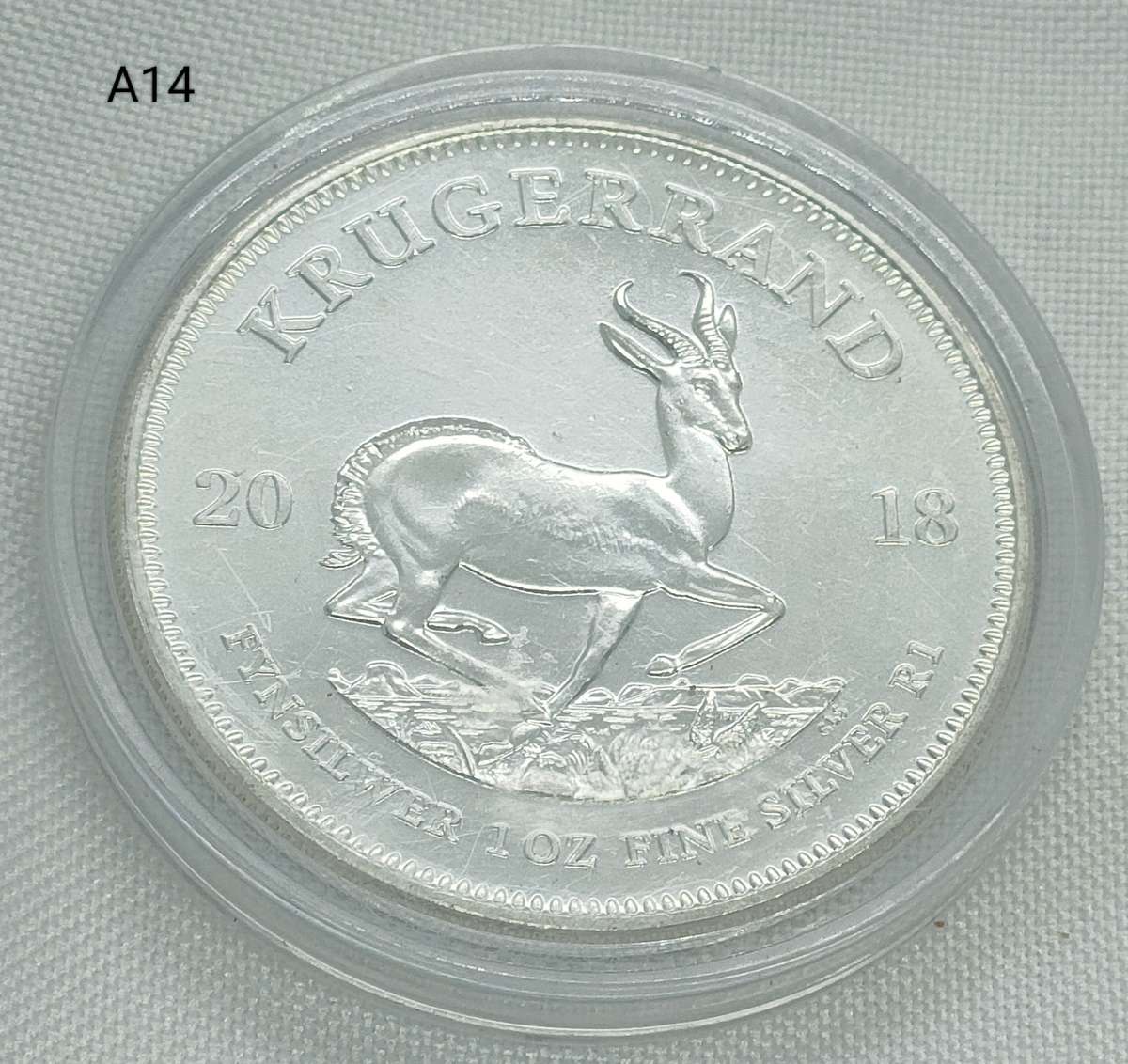2018 Krugerrand - 1 oz .999 Fine silver - in capsule