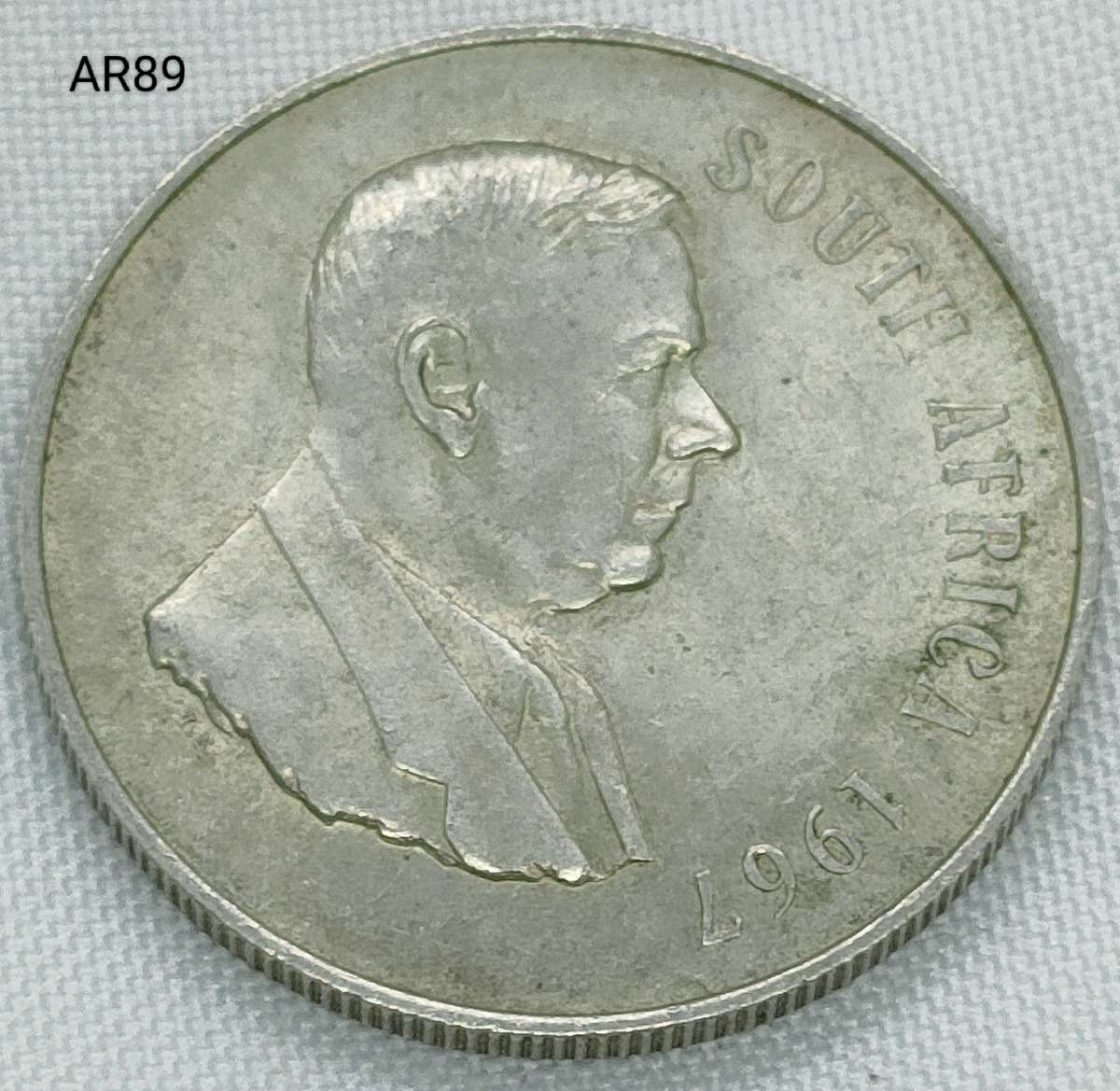 1967 RSA - R1 - .800 silver - proof in capsule