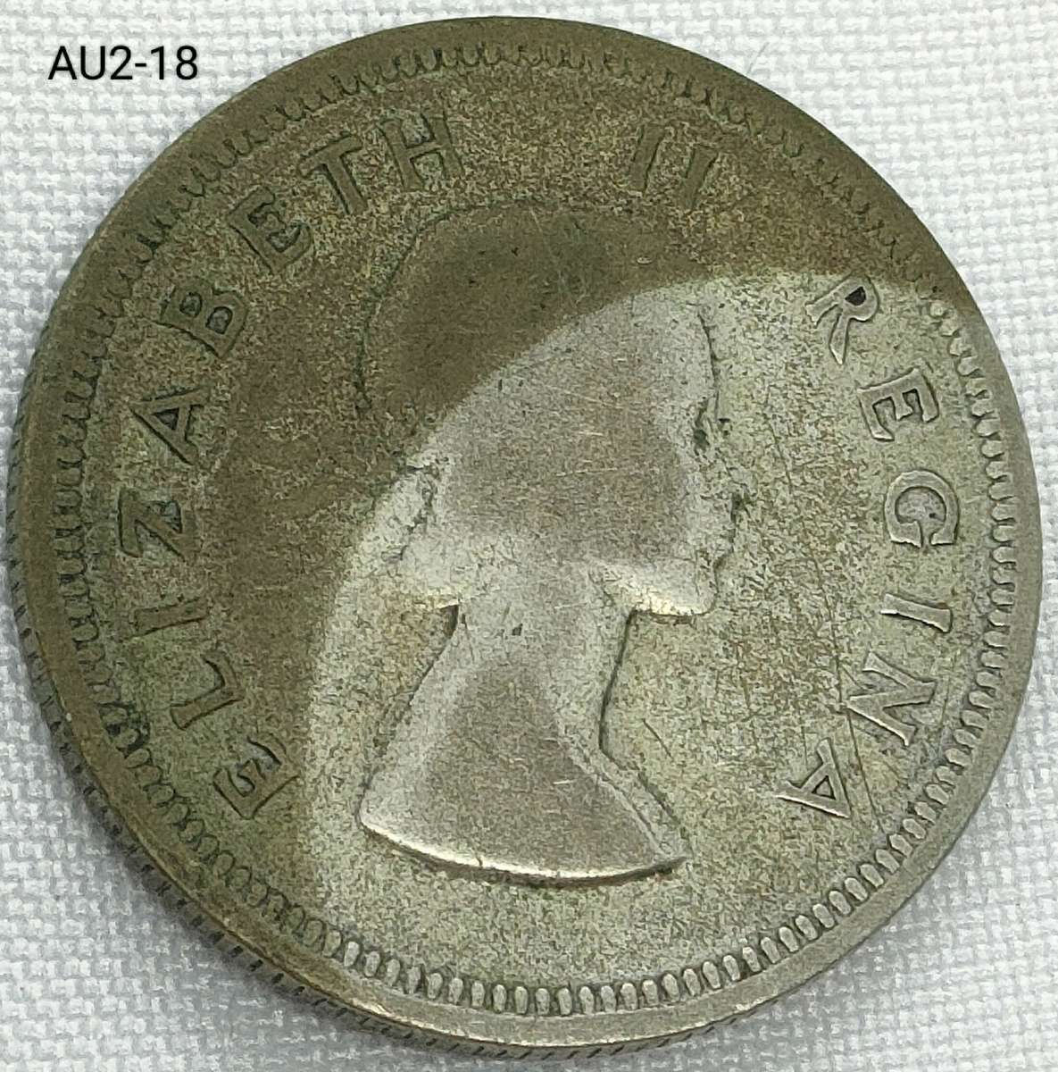 1955 Union of SA 2 shillings florin