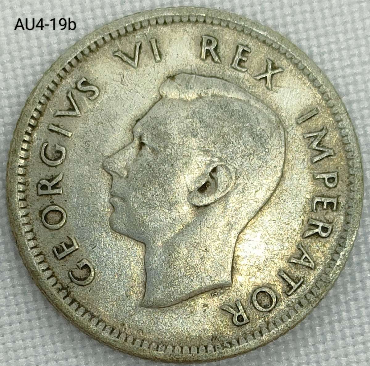 1938 Union of SA sixpence - .800 silver coin