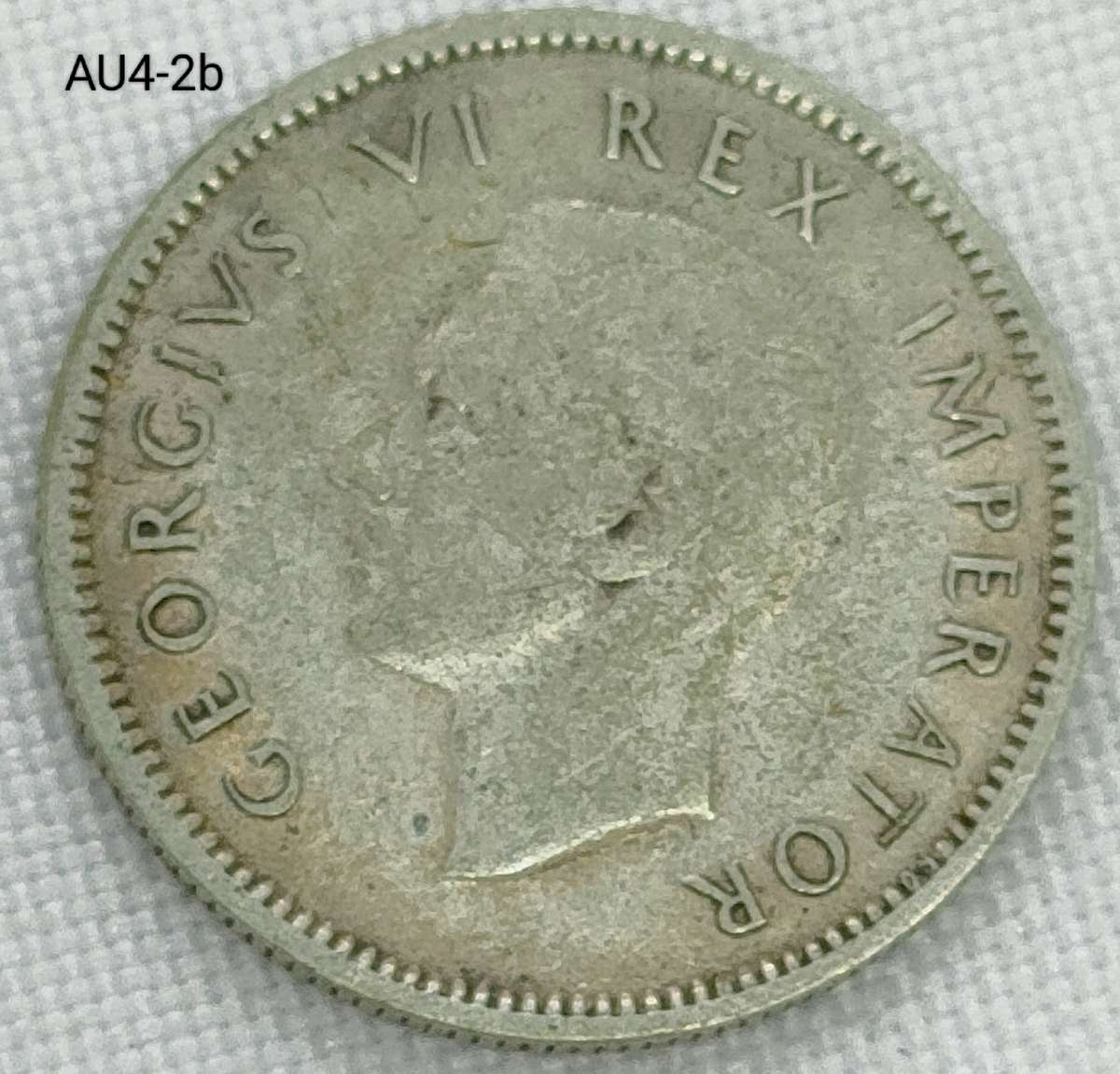 1943 Union of SA sixpence - .800 silver coin
