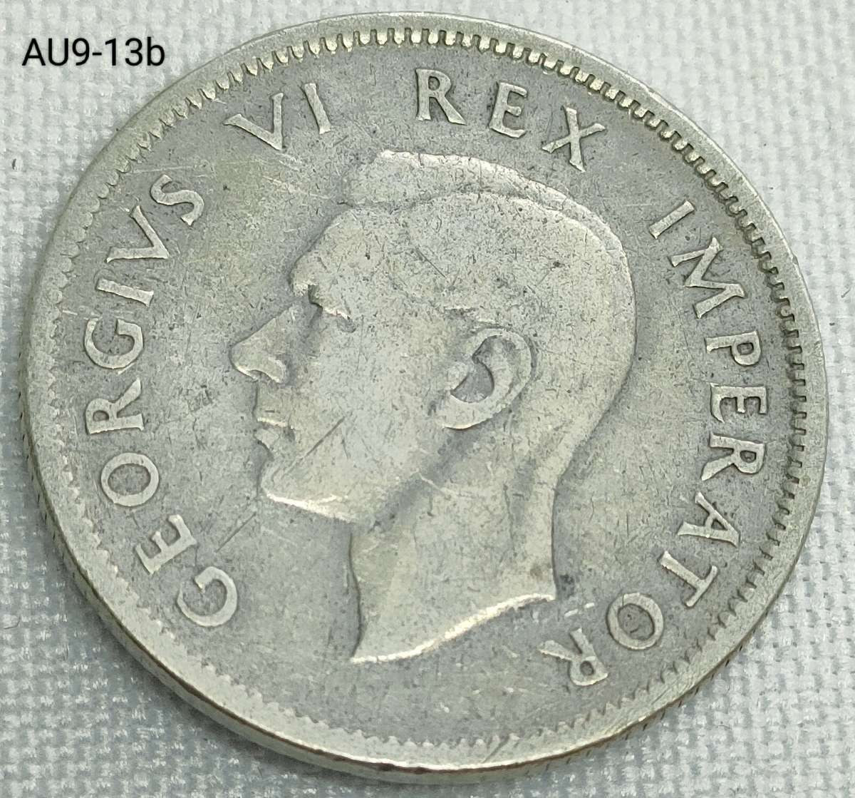 1937 Union of SA 1 shilling - .800 silver coin