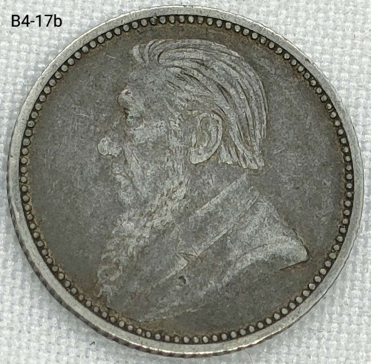 1892 ZAR 1 sixpence - .925 coin
