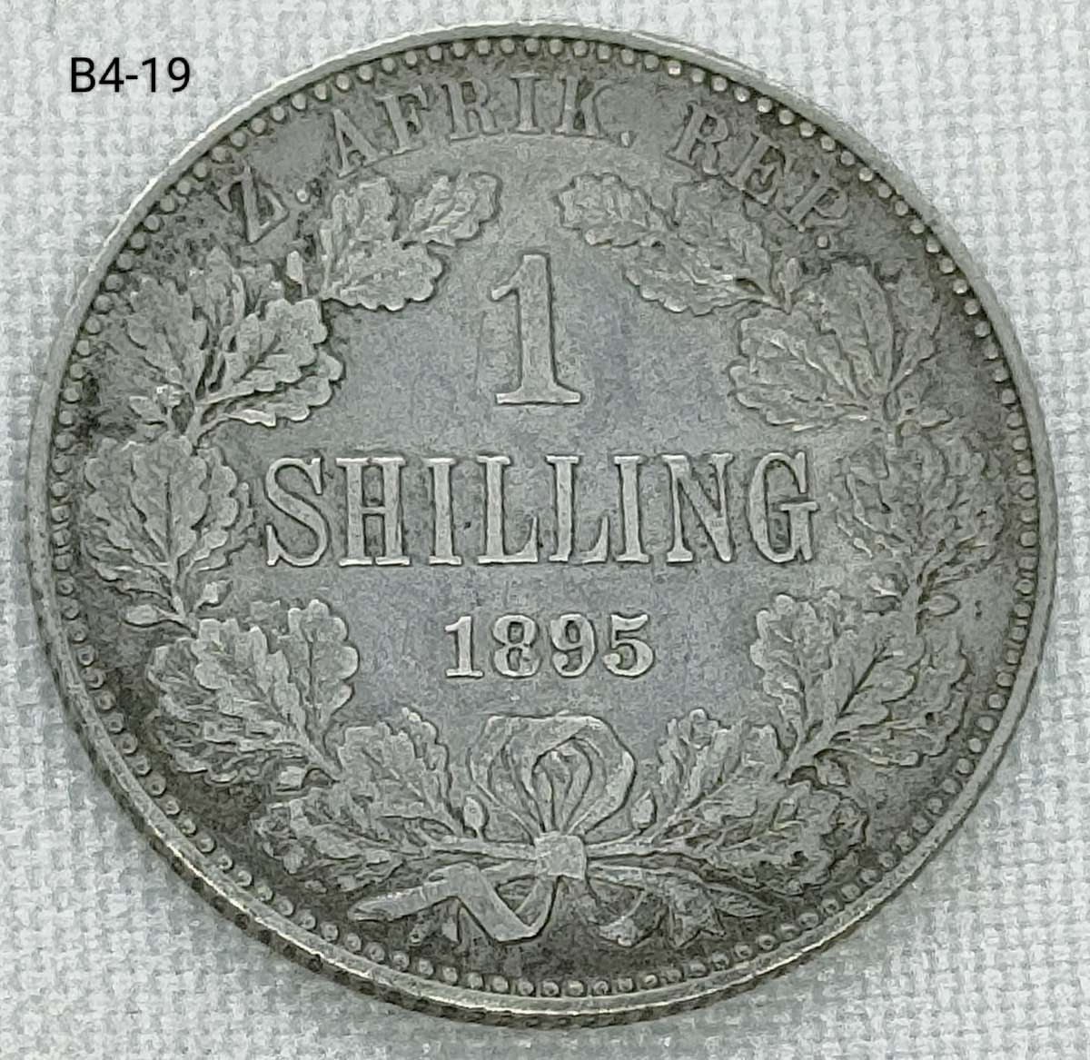 1895 ZAR 1 shilling - 1895 - .925 coin