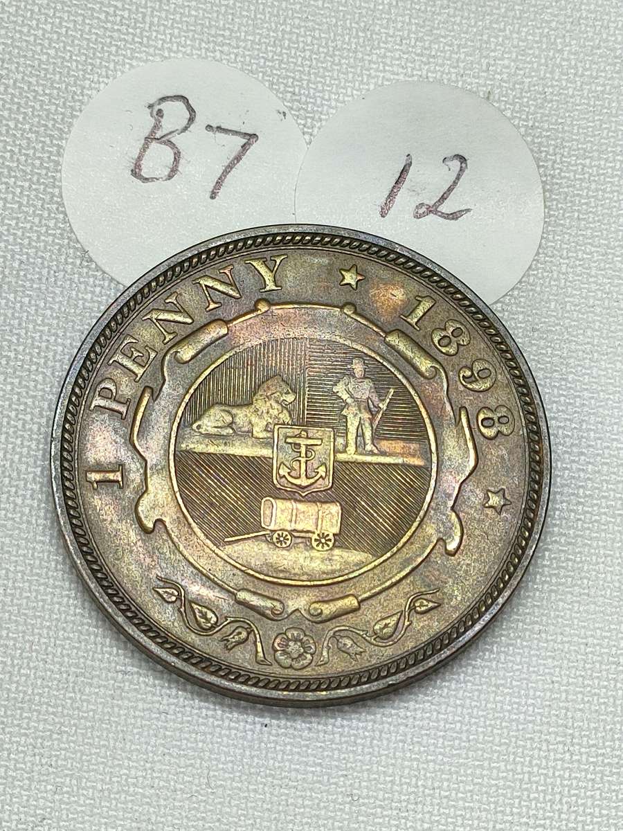 ZAR Penny: 1898: Scarce and valuable coins