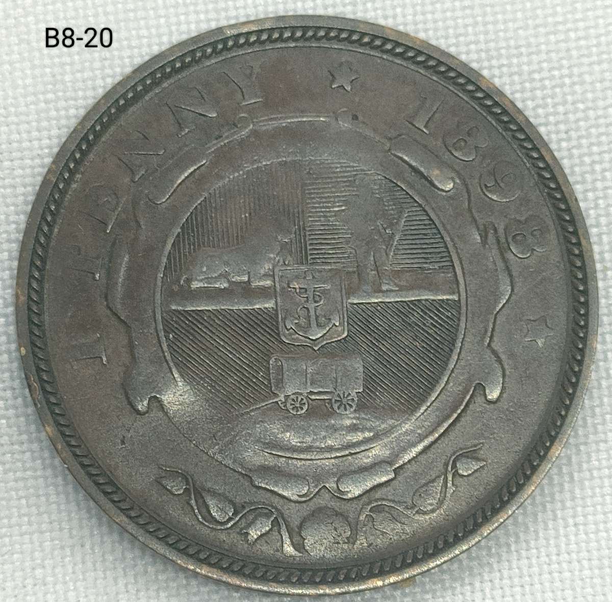 1898 ZAR penny