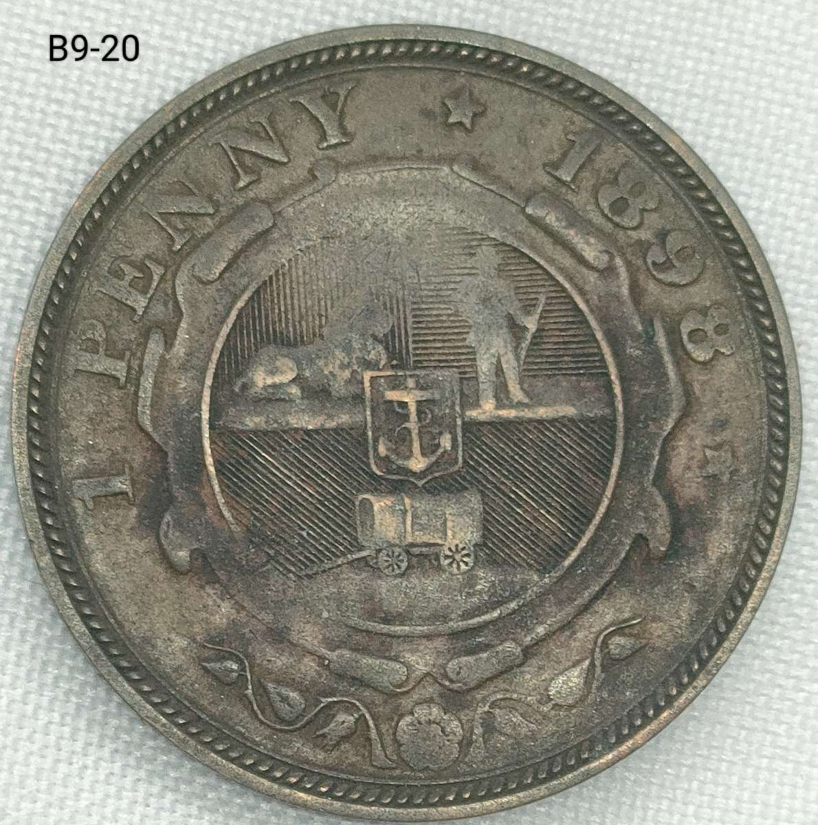 1898 ZAR penny