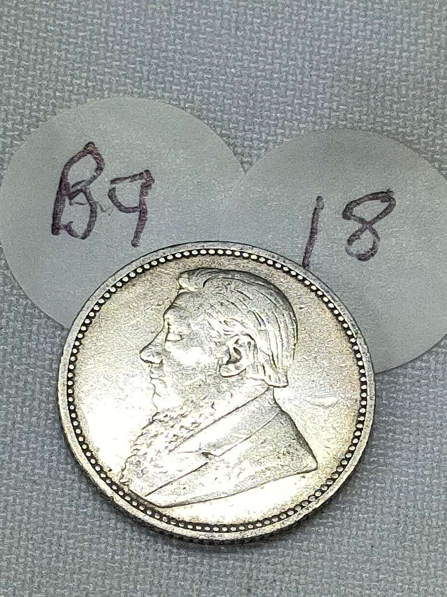 ZAR 6D (Sixpence): 1892: Scarce and valuable coins