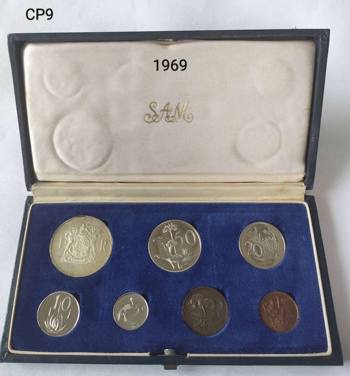 1969 South Africa Proof set in SA Mint box