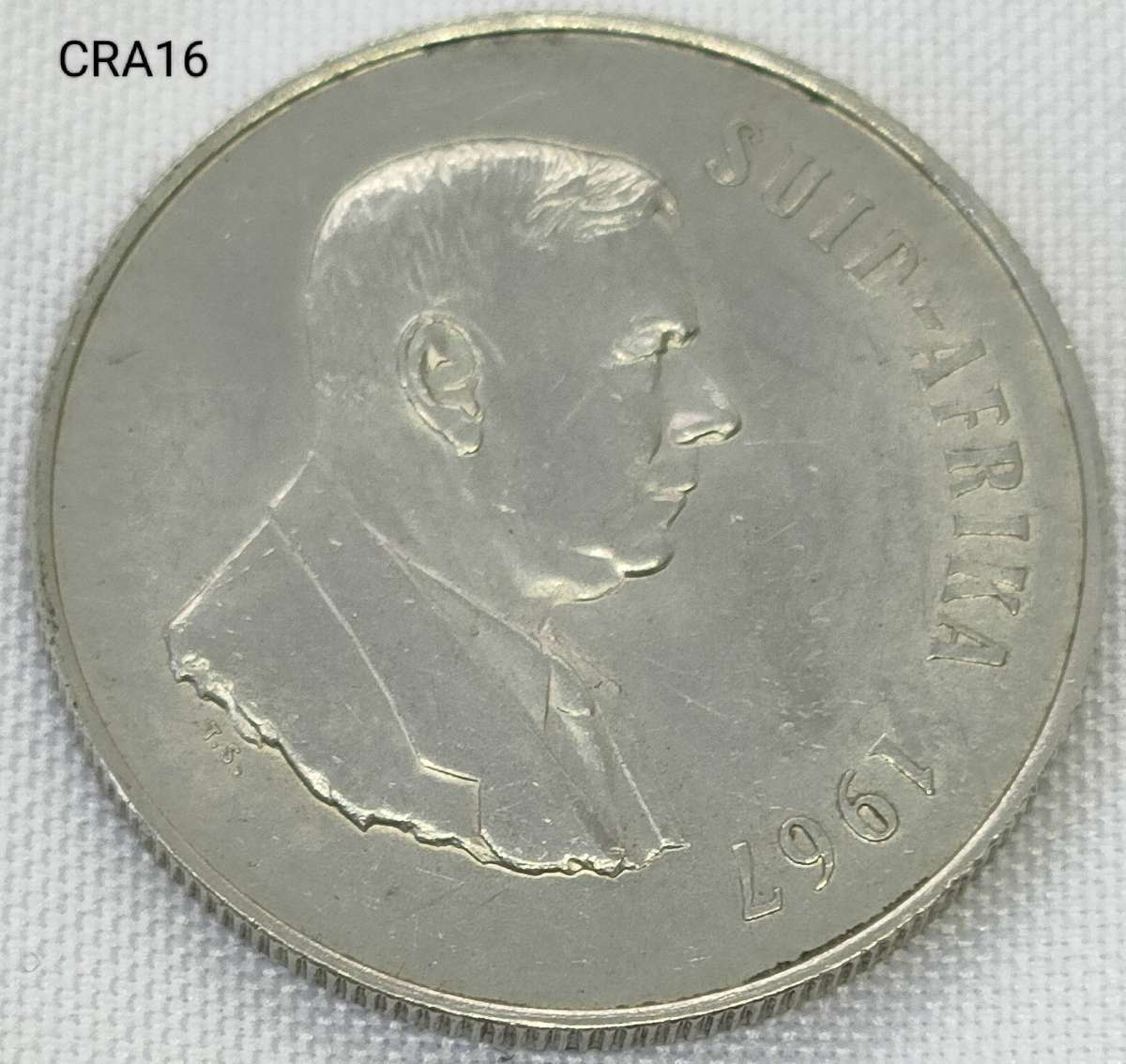 1967 RSA - R1 - .800 silver - in capsule-proof