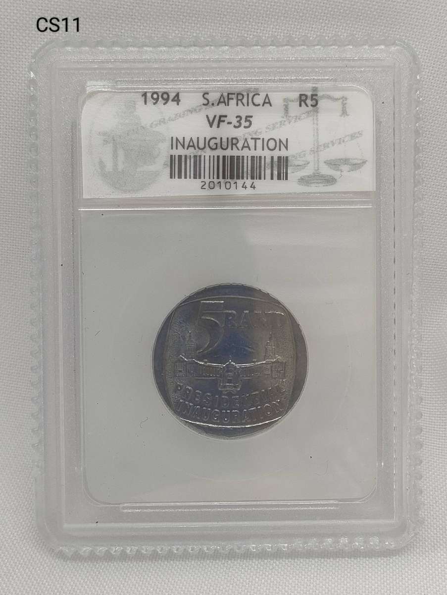 1994 Republic of South Africa - graded VF-25 by SACGS - Inauguration