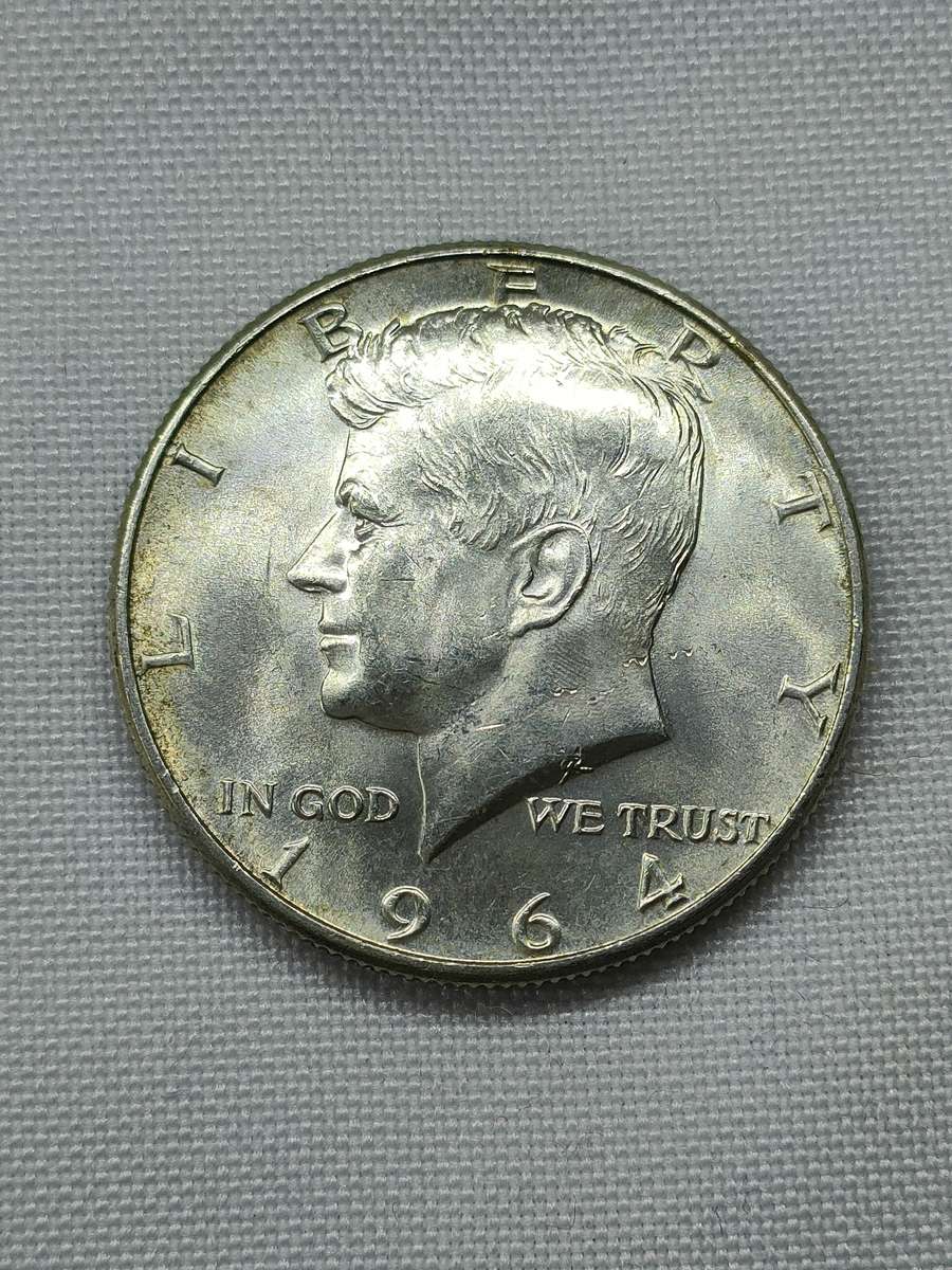 USA 1964: Kennedy Half Dollar (.900): Authorized by Congress following the JFK assassination