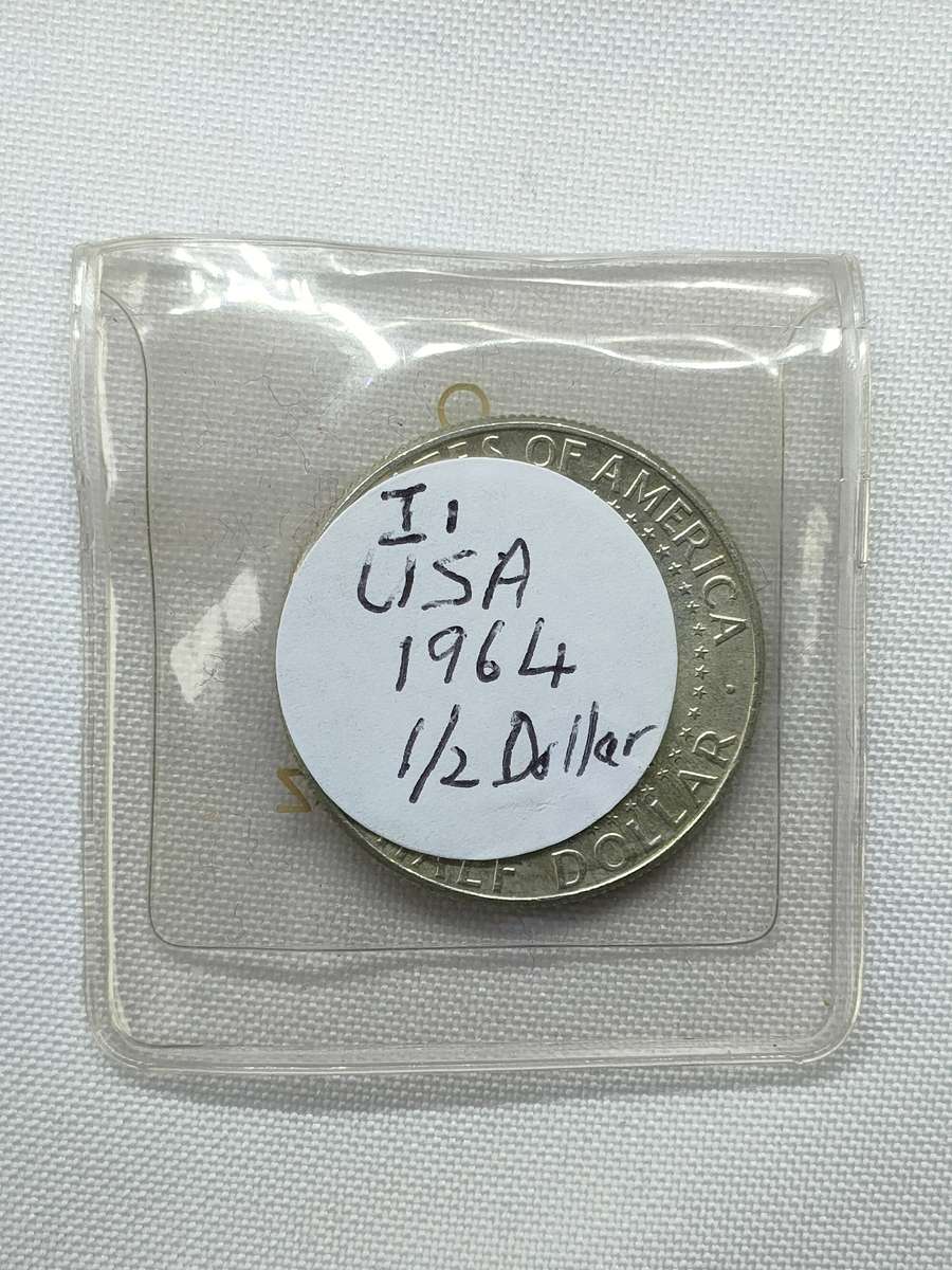 USA 1964: Kennedy Half Dollar (.900): Authorized by Congress following the JFK assassination