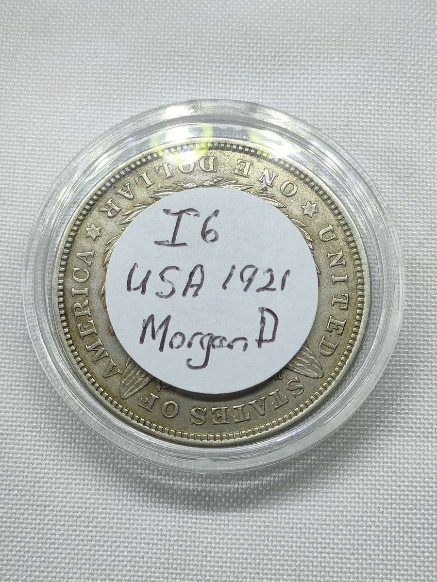 1921 USA Morgan Dollar (.900): Sought after coin, particularly in South Africa