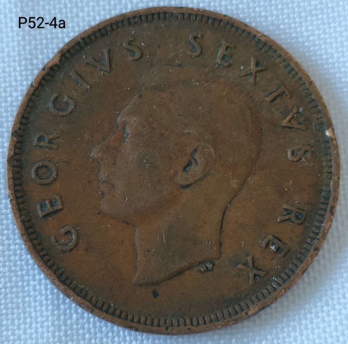Union of SA 1 penny - 1952- good condition coin - complete your set
