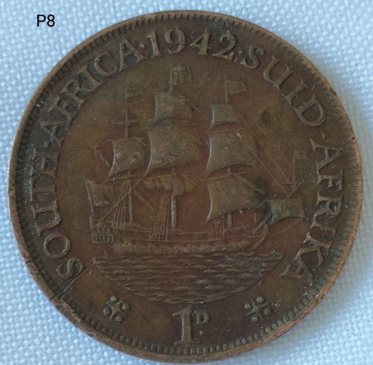 Union of SA 1 penny - 1942 - good condition coin - complete your set