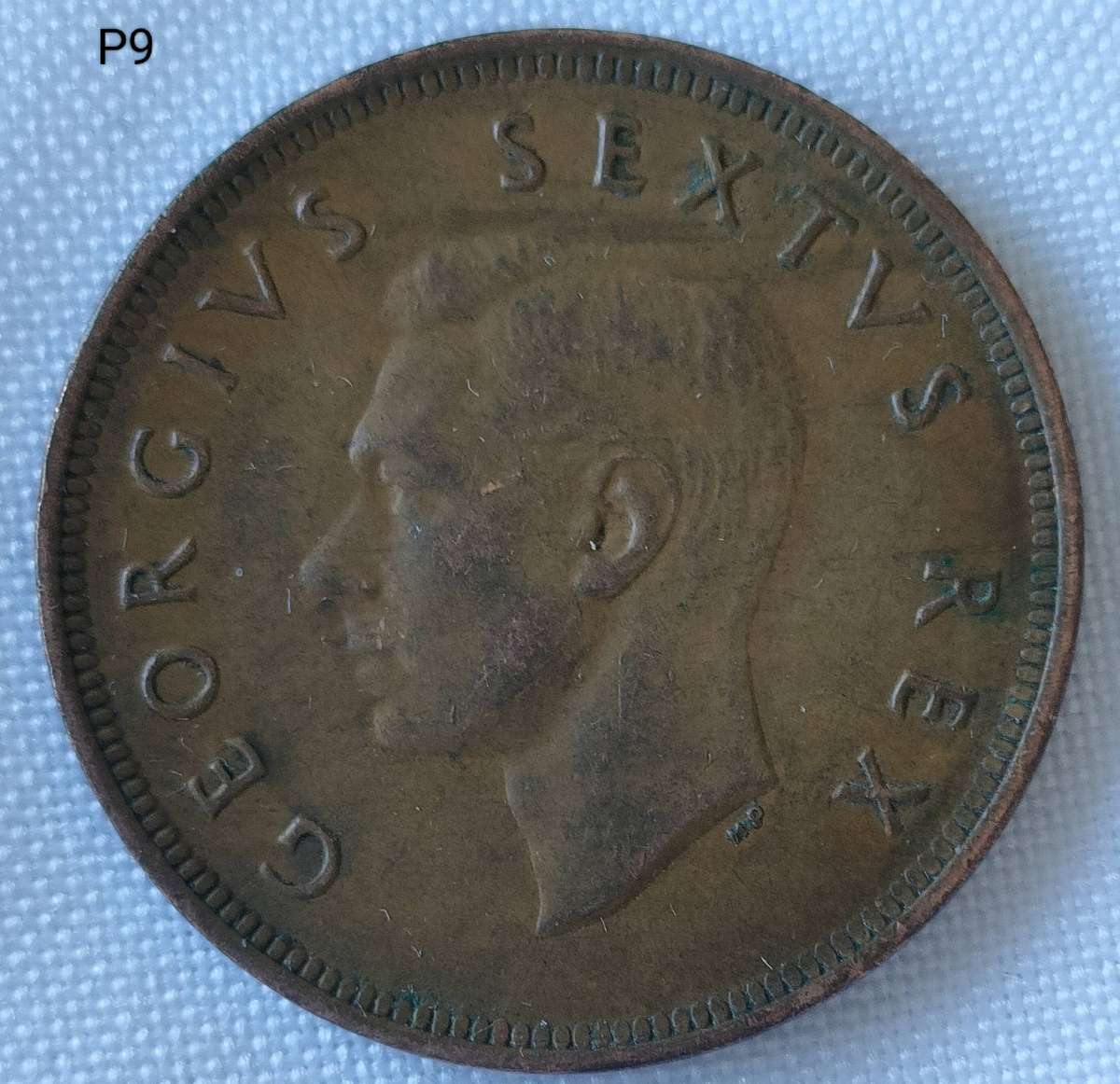 Union of SA 1 penny - 1949- good condition coin - complete your set