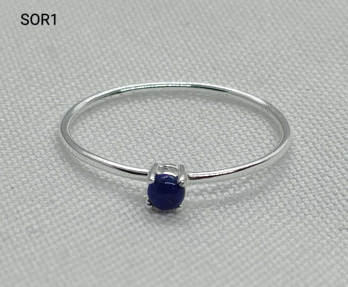 New Sterling Opal ring-925stamp-size US7- lovely fine design with small gemstone