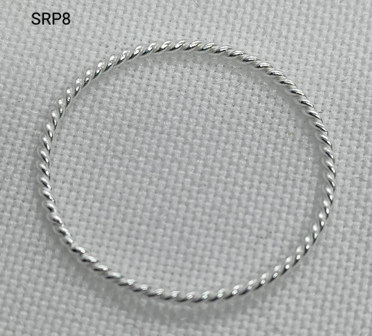 New Sterling Silver plain stackable ring-lovely fine design-925stamp- size US7